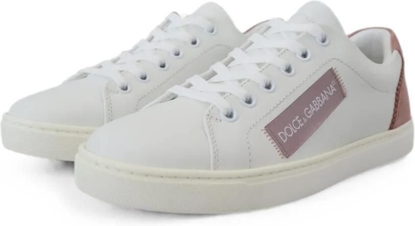 Dolce & Gabbana Sneakers met suède vlakken en logo-patch Wit - Foto 2