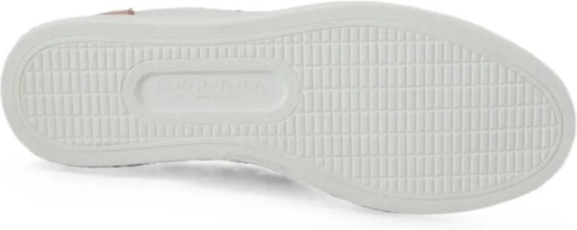 Dolce & Gabbana Sneakers met suède vlakken en logo-patch Wit - Foto 4
