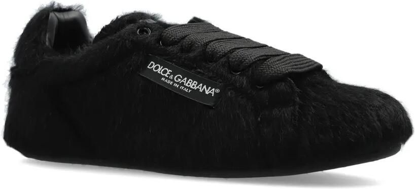 Dolce & Gabbana Sneakers met textuur Zwart - Foto 4