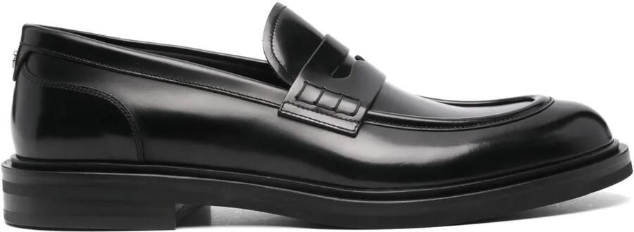 Dolce & Gabbana Sneakers van geborsteld leer Zwart