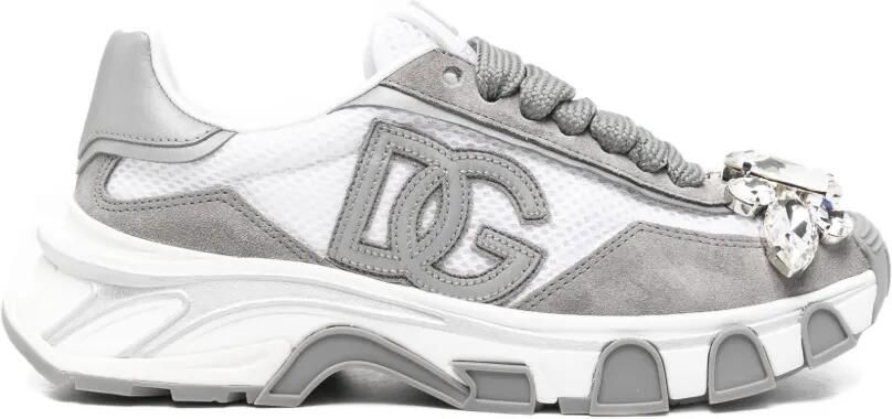 Dolce & Gabbana Sneakers verfraaid met logo Wit