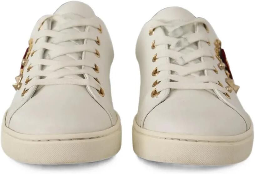 Dolce & Gabbana Sneakers verfraaid met studs en hart-patch Wit - Foto 2