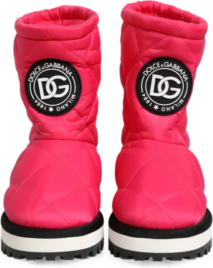 Dolce & Gabbana Sneeuwlaarzen met logopatch Roze - Foto 3