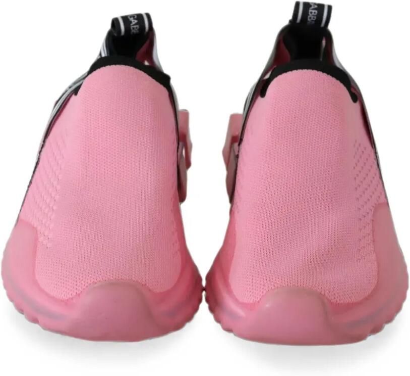 Dolce & Gabbana Sorrento gebreide slip-on sneakers Roze - Foto 2