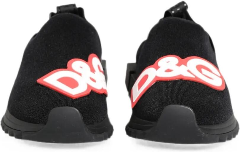 Dolce & Gabbana Sorrento sneakers met logoband Zwart - Foto 3