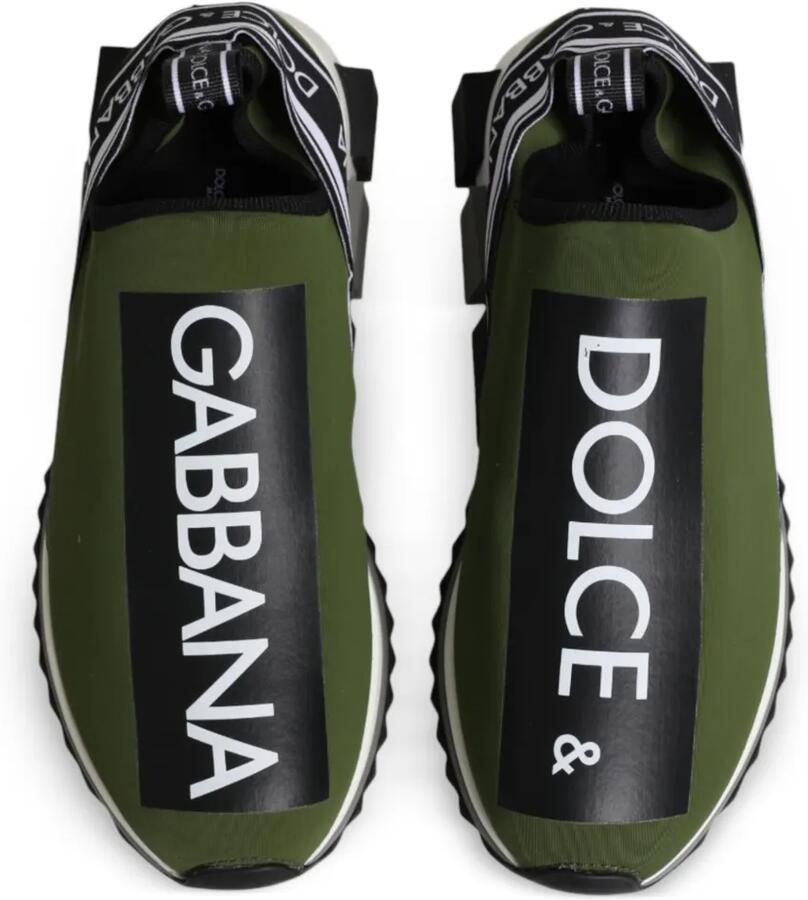Dolce & Gabbana Sorrento sneakers met logoprint Groen - Foto 2