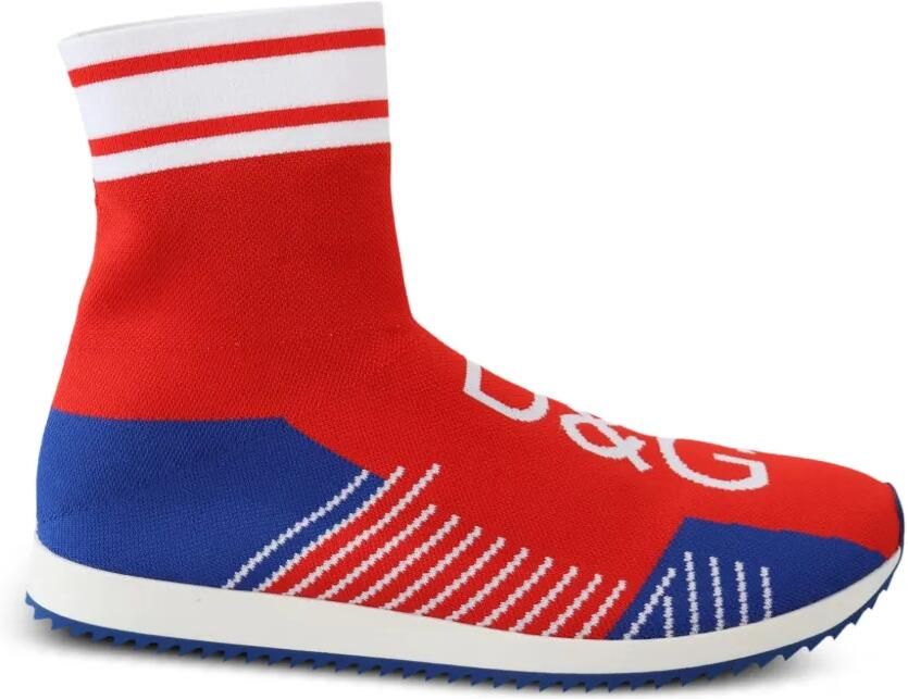 Dolce & Gabbana Sorrento sneakers met logoprint Rood
