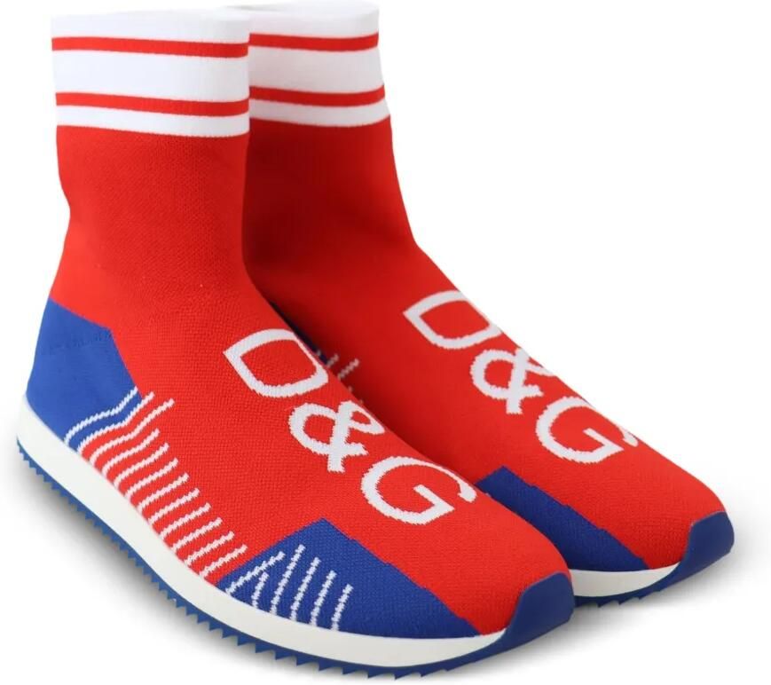 Dolce & Gabbana Sorrento sneakers met logoprint Rood - Foto 3