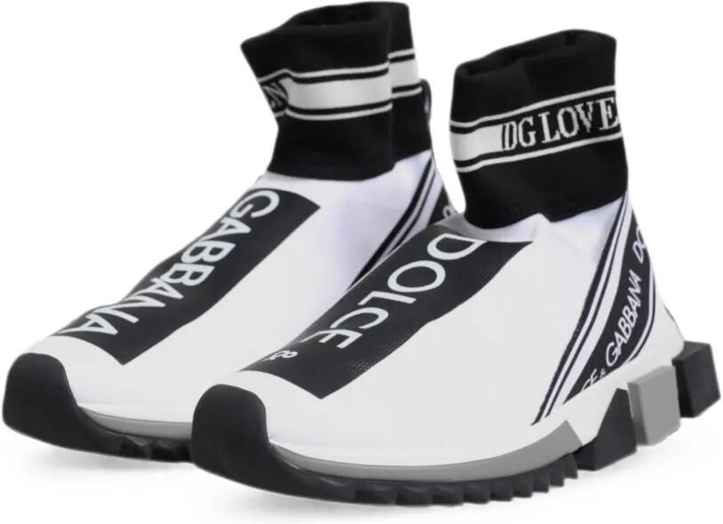 Dolce & Gabbana Sorrento sneakers met logoprint Wit - Foto 5