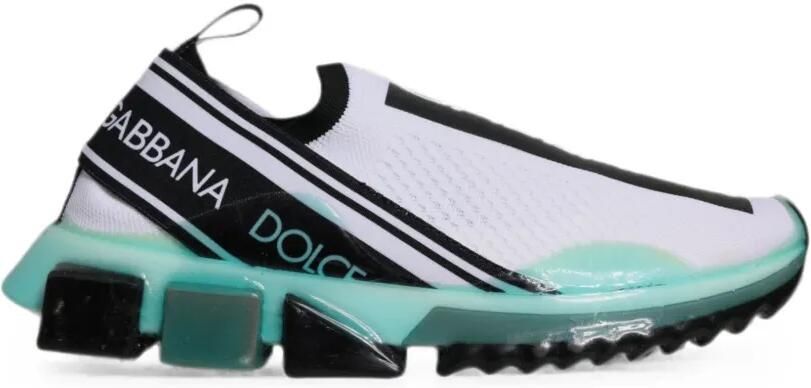 Dolce & Gabbana Sorrento sneakers met logoprint Wit
