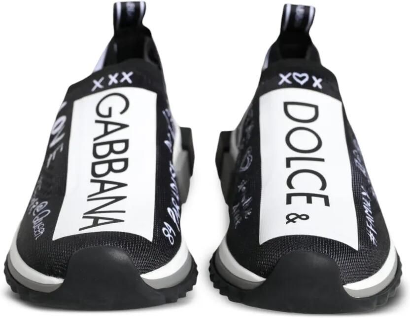 Dolce & Gabbana Sorrento sneakers met logoprint Zwart - Foto 2