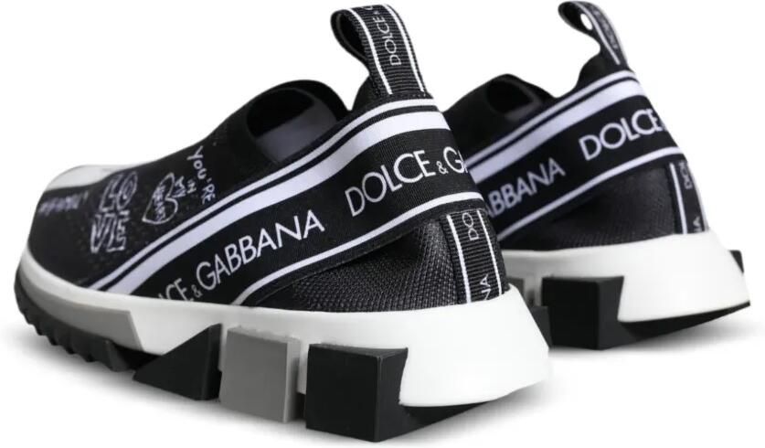 Dolce & Gabbana Sorrento sneakers met logoprint Zwart - Foto 3