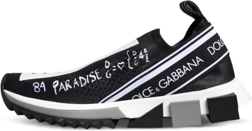Dolce & Gabbana Sorrento sneakers met logoprint Zwart - Foto 4