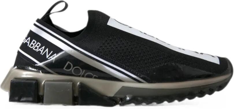 Dolce & Gabbana Sorrento sneakers met logoprint Zwart