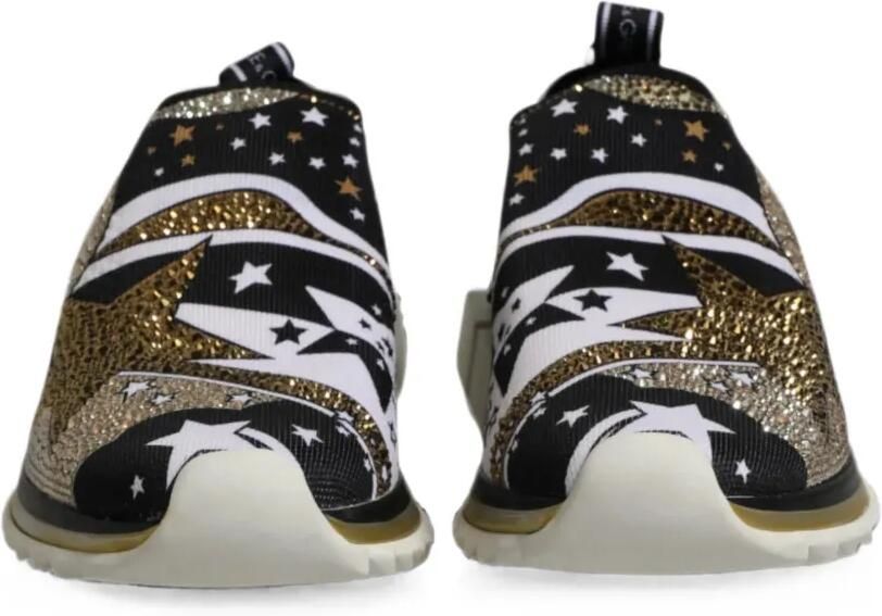 Dolce & Gabbana Sorrento sneakers met sterpatroon Zwart - Foto 3