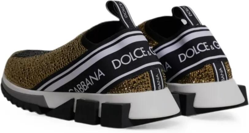 Dolce & Gabbana Sorrento sneakers verfraaid met stras Goud - Foto 4