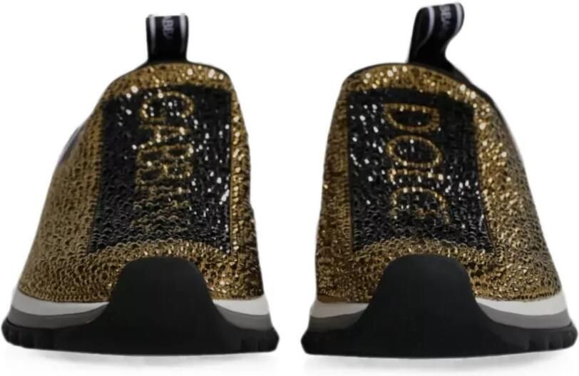 Dolce & Gabbana Sorrento sneakers verfraaid met stras Goud - Foto 3