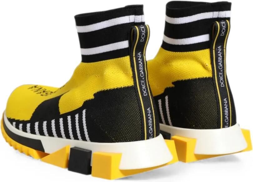 Dolce & Gabbana Sorrento soksneakers Geel - Foto 4
