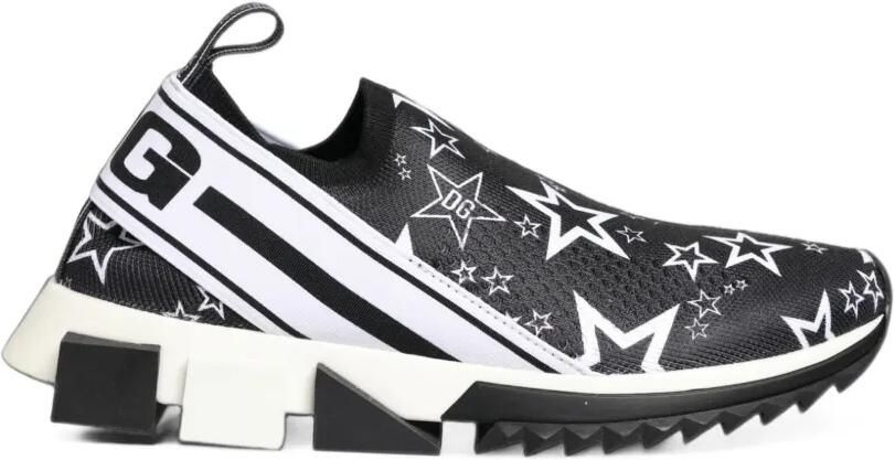 Dolce & Gabbana Sorrento star-print sneakers Zwart