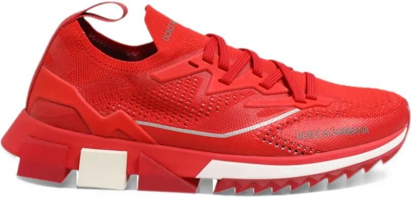 Dolce & Gabbana Sorrento stretch sneakers Rood