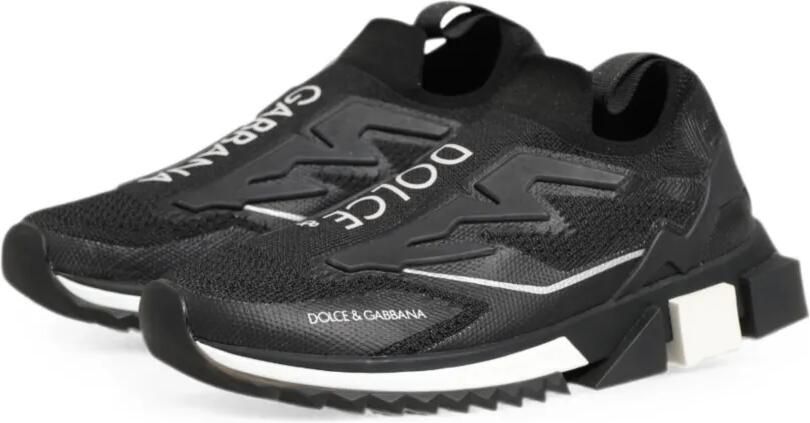 Dolce & Gabbana Sorrento stretch sneakers Zwart - Foto 4