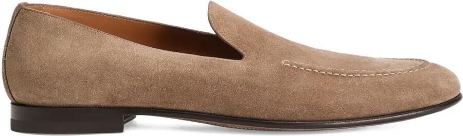 Dolce & Gabbana Split suède loafers Bruin