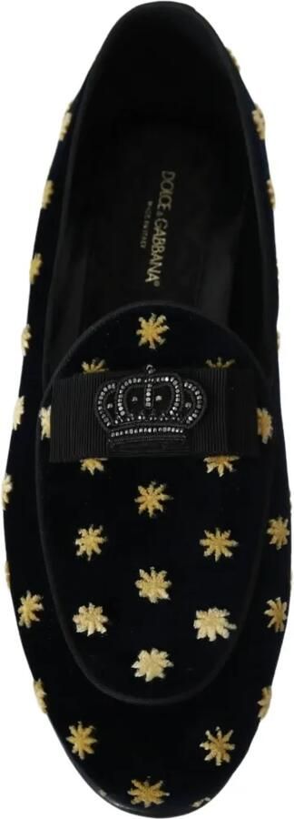 Dolce & Gabbana Loafers verfraaid met kroon en geborduurde ster Zwart - Foto 4