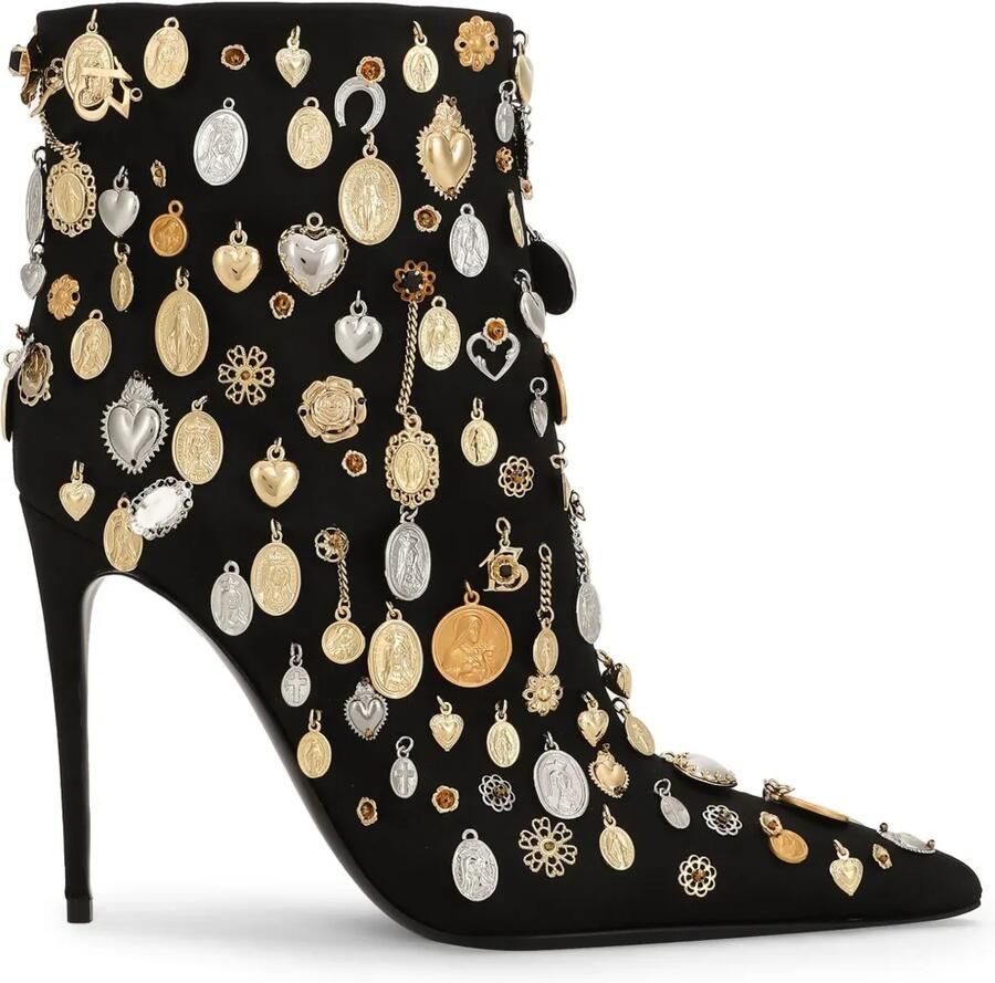 Dolce & Gabbana Stiletto laarzen Zwart