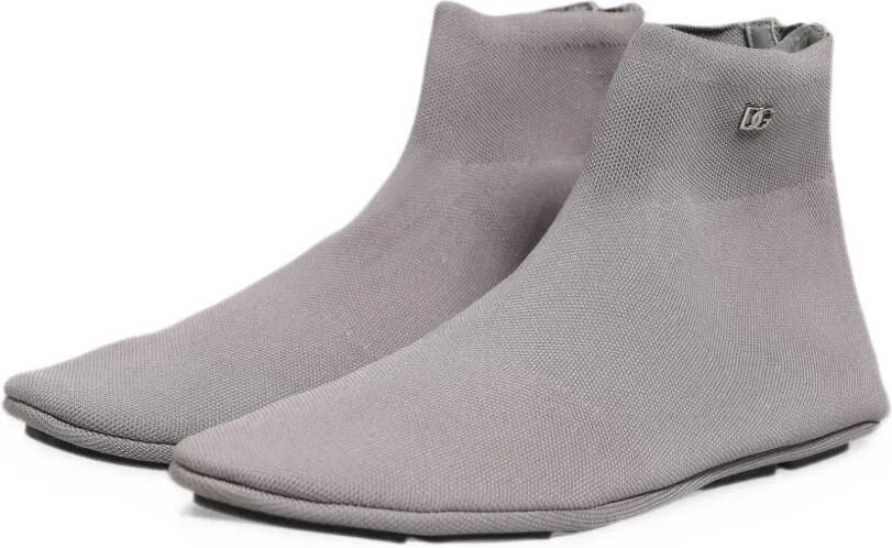 Dolce & Gabbana stretch-mesh ankle boots Grijs - Foto 2