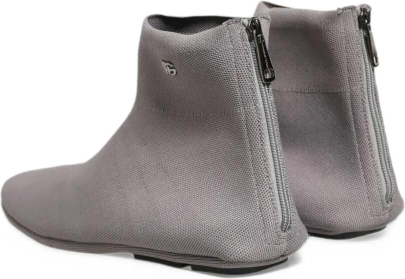 Dolce & Gabbana stretch-mesh ankle boots Grijs - Foto 4
