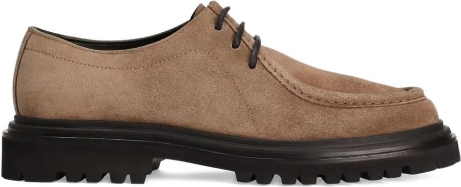 Dolce & Gabbana Suède derby schoenen Bruin