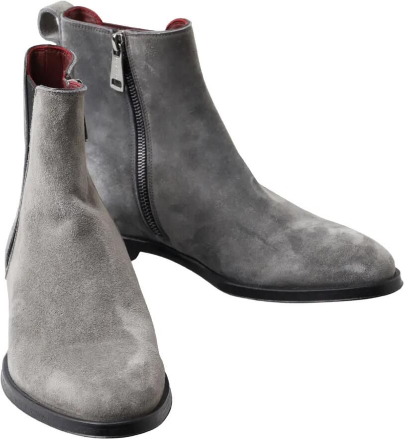 Dolce & Gabbana Suède enkellaarzen Grijs - Foto 2