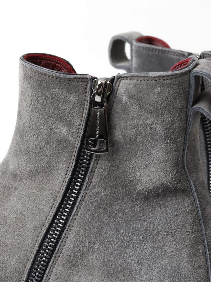 Dolce & Gabbana Suède enkellaarzen Grijs - Foto 3