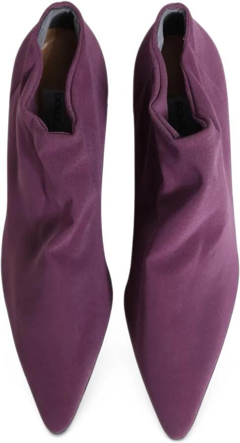 Dolce & Gabbana suede heeled boots Paars - Foto 2