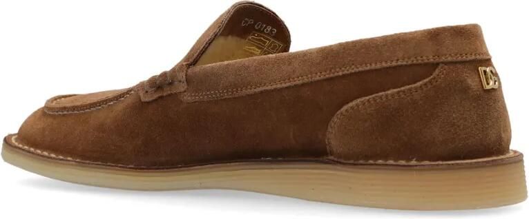 Dolce & Gabbana Suède loafers Bruin - Foto 4