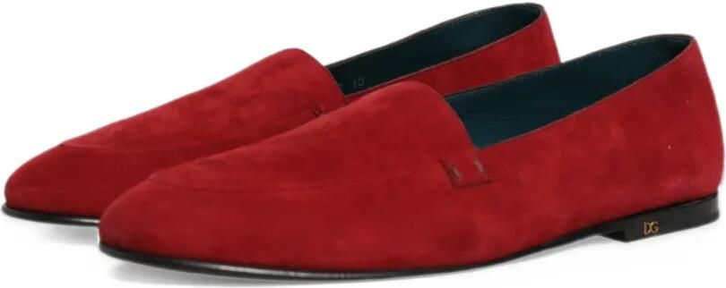 Dolce & Gabbana suede loafers Rood - Foto 3