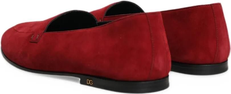 Dolce & Gabbana suede loafers Rood - Foto 2