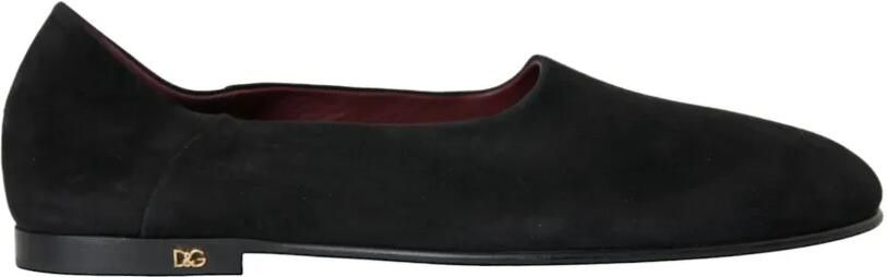 Dolce & Gabbana Suède loafers Zwart