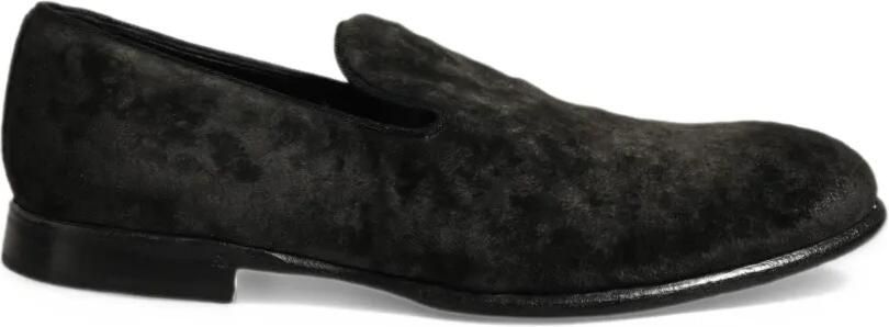 Dolce & Gabbana suede loafers Zwart
