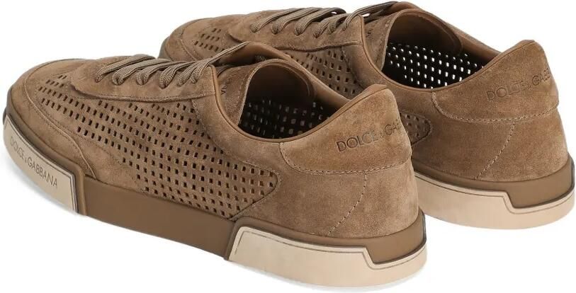 Dolce & Gabbana Suède sneakers Bruin - Foto 4