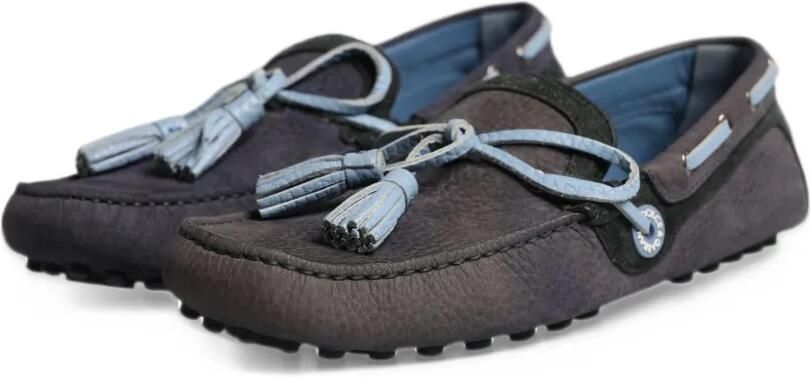 Dolce & Gabbana tassel-detail suede loafers Blauw - Foto 2