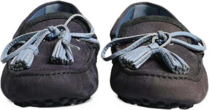 Dolce & Gabbana tassel-detail suede loafers Blauw - Foto 3