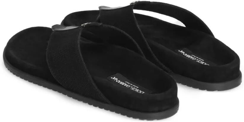Dolce & Gabbana Teenslippers met logoplakkaat Zwart - Foto 3