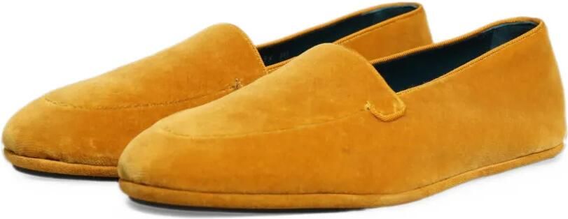 Dolce & Gabbana velvet loafers Geel - Foto 5