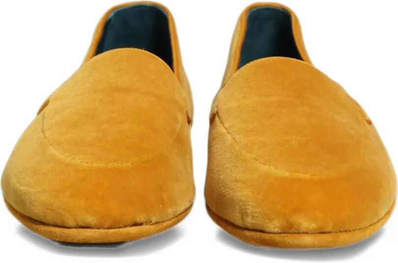 Dolce & Gabbana velvet loafers Geel - Foto 3