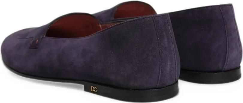 Dolce & Gabbana velvet loafers Paars - Foto 5