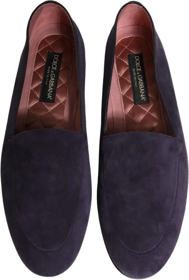 Dolce & Gabbana velvet loafers Paars - Foto 2