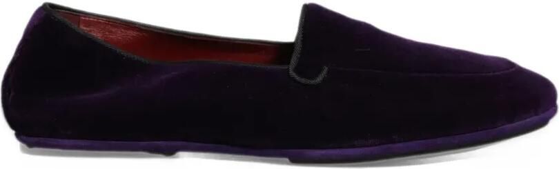 Dolce & Gabbana velvet loafers Paars