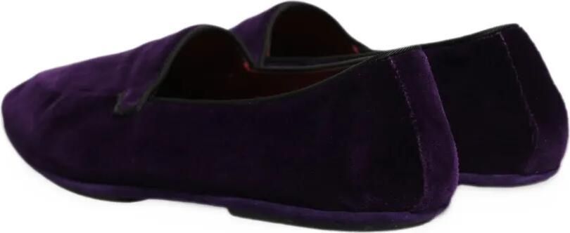 Dolce & Gabbana velvet loafers Paars - Foto 3