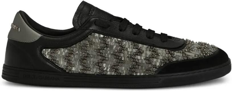 Dolce & Gabbana Verfraaide sneakers Zwart